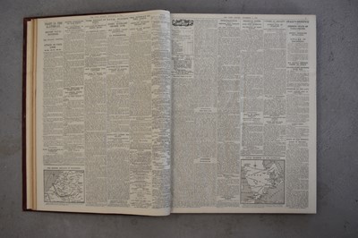 Lot 79 - THE GREAT WAR. Daily issues of The Times newspaper from 1st August 1914 to 31st July 1919.