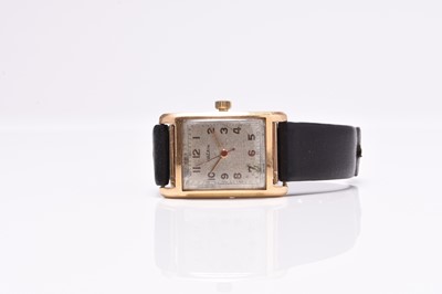 Lot 453 - Vulcain: A gentleman's 18ct gold wristwatch