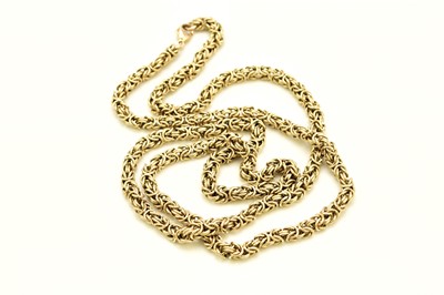 Lot 48 - A 9ct gold chain necklace