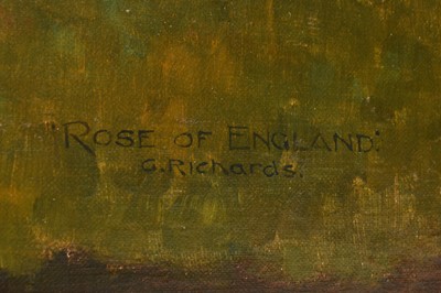 Lot 90 - H. Watson (British 20th Century) Sir Gordon Richards (1904-1986) on Rose of England