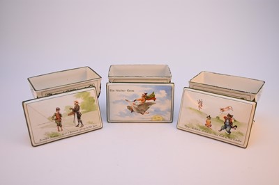 Lot 86 - Three Royal Doulton Huntley and Palmer's nursery rhyme biscuit jars