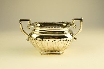 Lot 16 - An Edwardian three piece silver tea service