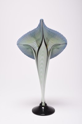 Lot 101 - A Spode duck and an Okra 'Jack in the Pulpit' vase
