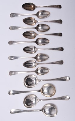 Lot 68 - A collection of silver spoons