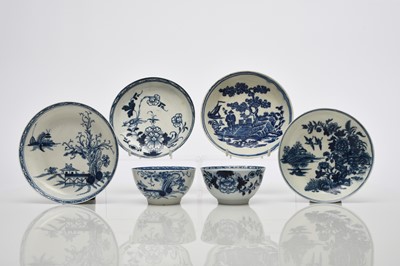 Lot 121 - 18th century English porcelain, predominantly Liverpool