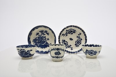 Lot 4 - Group of Liverpool porcelain, 18th century