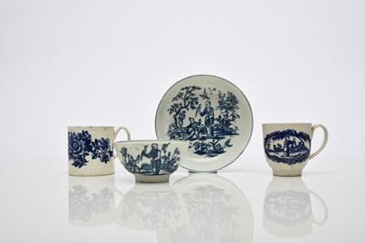 Lot 5 - A small group of Pennington's Liverpool porcelain, 18th-century