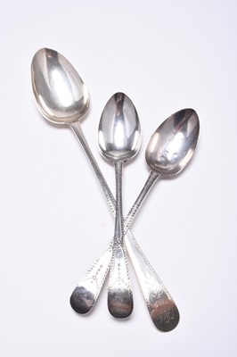 Lot 105 - Three silver spoons