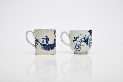 Lot 130 - A Liverpool coffee cup and a coffee can, 18th century