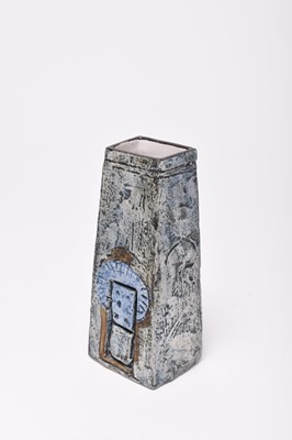 Lot 105 - Troika coffin vase by Linda Hazel, circa 1970-71