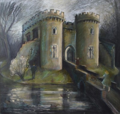 Lot 109 - Judith Moy (1927-2016) Whittington Castle, Shropshire and the Shropshire Hills