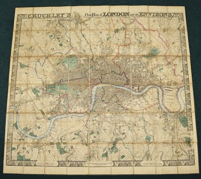 Lot 48 - CRUCHLEY'S NEW PLAN OF LONDON and its environs. A new edition improved to January 1st 1843.