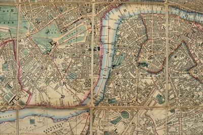 Lot 48 - CRUCHLEY'S NEW PLAN OF LONDON and its environs. A new edition improved to January 1st 1843.