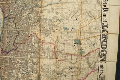 Lot 48 - CRUCHLEY'S NEW PLAN OF LONDON and its environs. A new edition improved to January 1st 1843.