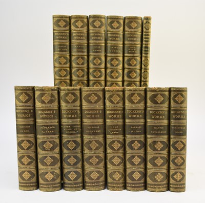 Lot 80 - DICKENS, Charles, Works, 14 volumes (only, lacking Great Expectations and A Tale of Two Cities).