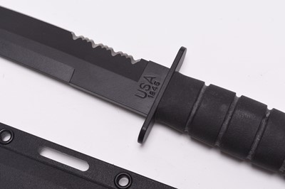 Lot 217 - A KA-BAR tanto knife and one other survival knife