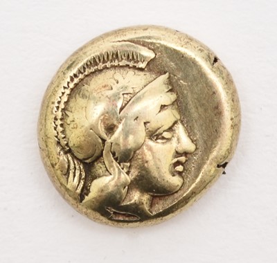 Lot 253 - Greek - electrum hekte, Mytilene, Lesbos