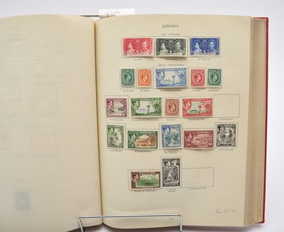 Lot 178 - KE VI SG British Empire album with plenty of stamps though some better items seem to have been removed. The album is in good condition and begging to be filled.