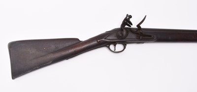 Lot 247 - Brown Bess style flintlock musket, early 19th century