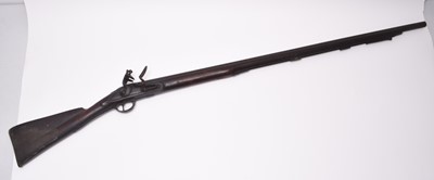 Lot 247 - Brown Bess style flintlock musket, early 19th century