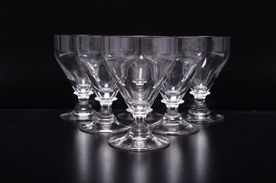 Lot 246 - Set of six Victorian rummers