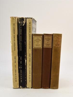 Lot 115 - THE A EDWARD NEWTON COLLECTION. Parke-Bernet Galleries, New York 1941. 3 volumes