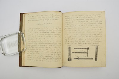 Lot 75 - MILITARY MANUSCRIPT. A Practical Course of Artillery by G Warburton. Royal Military Academy, 1833.