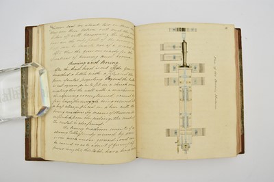 Lot 75 - MILITARY MANUSCRIPT. A Practical Course of Artillery by G Warburton. Royal Military Academy, 1833.