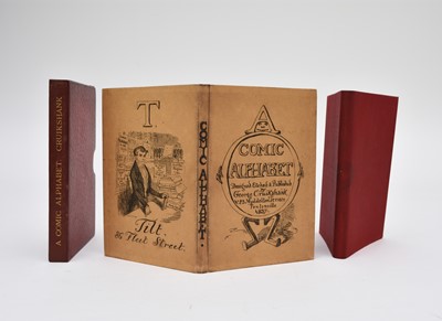 Lot 74 - CRUIKSHANK, George, A Comic Alphabet, 1837. Fold-out alphabet in concertina style