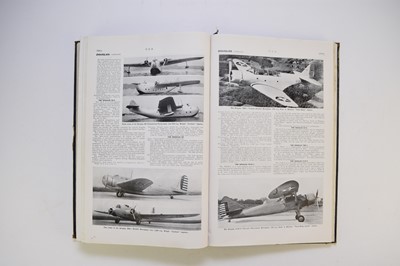 Lot 116 - JANE'S ALL THE WORLD'S AIRCRAFT, 34 volumes, with Jane's Encyclopaedia of Aviation (35) (5 boxes)