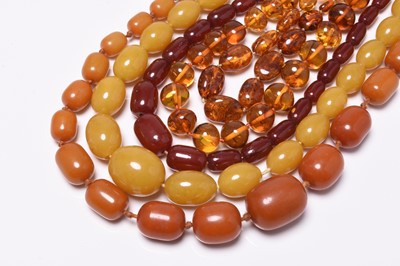 Lot 231 - Five bead necklaces