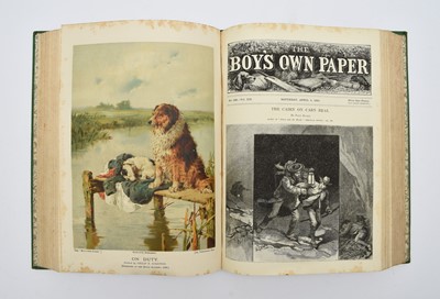 Lot 3 - BOYS OWN ANNUAL, vol VIII to vol XIII (1885-6 to 1890-1), 6 vols