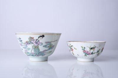 Lot 80 - Two Chinese famille rose bowls, 19th/20th century