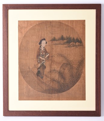 Lot 178 - Chinese school, 19th century, painting on silk