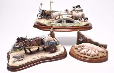 Lot 116 - Three Border Fine Arts agricultural models