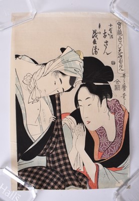 Lot 277 - Kitagawa Utamaro (1753-1806), ten woodblock portrait prints