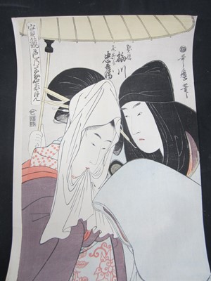 Lot 277 - Kitagawa Utamaro (1753-1806), ten woodblock portrait prints
