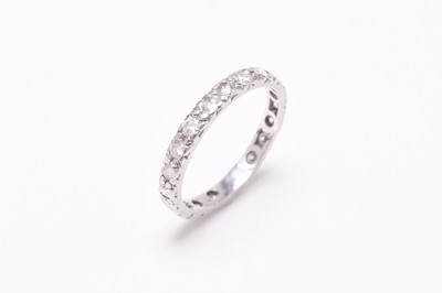 Lot 29 - A diamond eternity ring