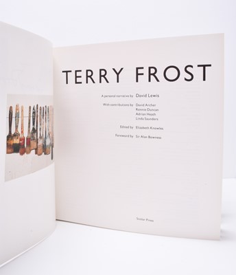Lot 14 - David Lewis - book - Terry Frost Ltd edition with lithograph