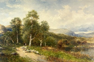 Lot 442 - Carl Brennir (British 1850-1920) A Morning in Capel Curig, North Wales