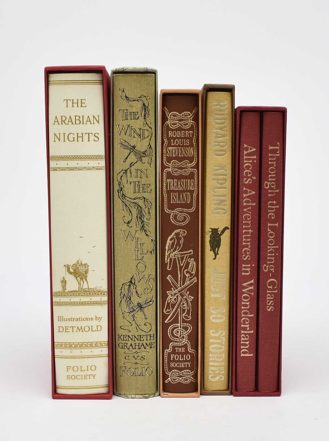 Lot 16 - FOLIO SOCIETY, Children's books. The Arabian Nights, The Wind in the Willows, Treasure Island