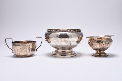 Lot 23 - Three silver bowls