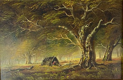 Lot 436 - Three 19th Century Oil Landscapes