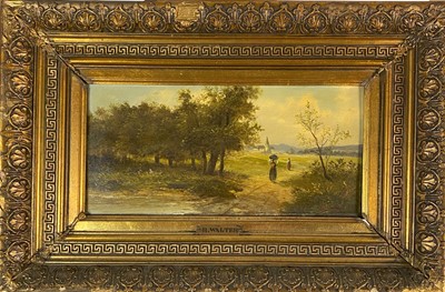 Lot 436 - Three 19th Century Oil Landscapes