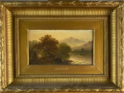 Lot 436 - Three 19th Century Oil Landscapes