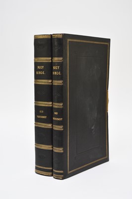 Lot 82 - FAMILY BIBLE. The Self Interpreting Family Bible, with a commentary by the Late Rev John Brown