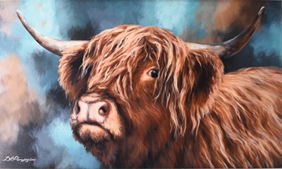 Lot 140 - Dina Perejogina (British 20th-21st Century) Highland Heifer