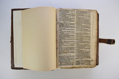 Lot 121 - HOLY BIBLE, 4to, Thomas and John Buck, Cambridge 1630.