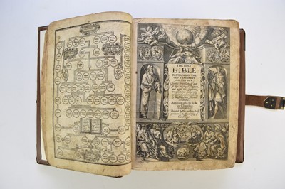 Lot 121 - HOLY BIBLE, 4to, Thomas and John Buck, Cambridge 1630.