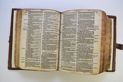 Lot 121 - HOLY BIBLE, 4to, Thomas and John Buck, Cambridge 1630.